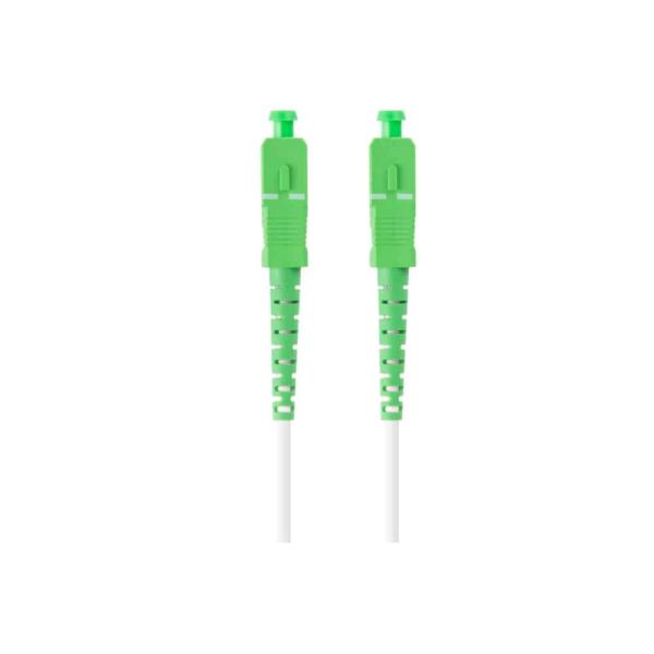 Cabo Fibra Ótica Lanberg Mono SC/APC - SC/Apc Duplex G657A1 Lszh 2.5 Metros Branco — Recondicionado
