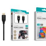 Cabo HDMI 2.0v HK-031 de 1.5 Metros - Ultra HD 4K e Velocidade de 18 Gbps para Máxima Performance