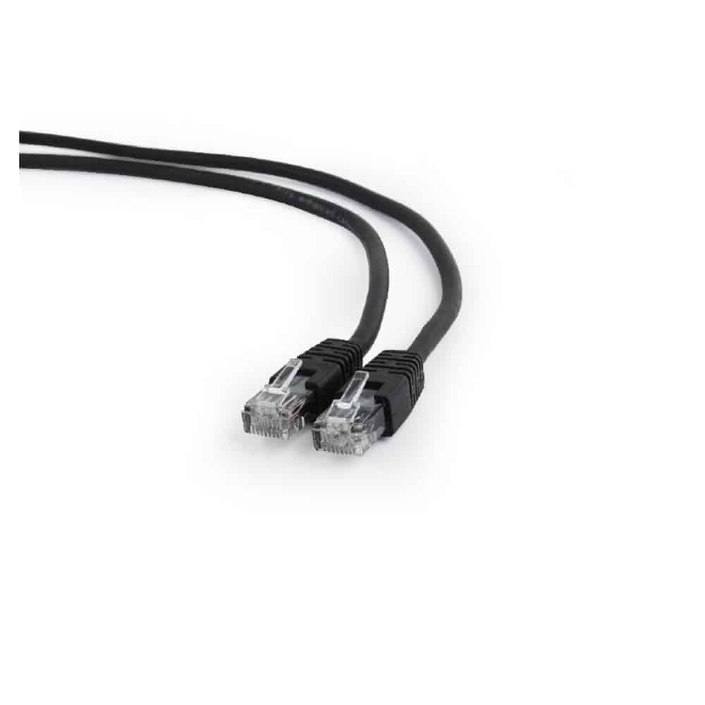 Cabo de Rede Gembird Cat.5 UTP 0.25Mt Preto — Recondicionado