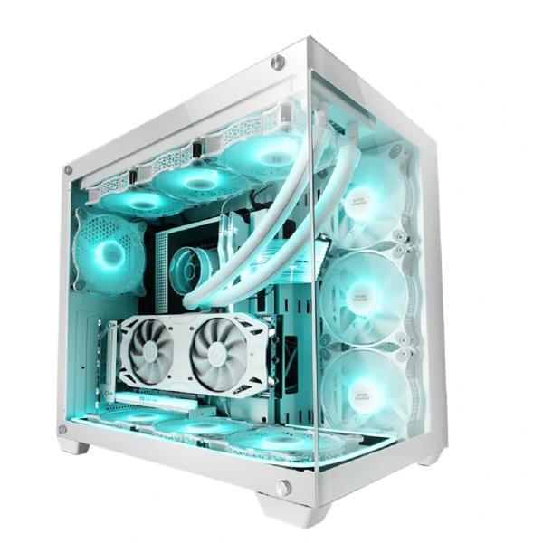 Caixa Gaming E - ATX Mars Gaming MCV4 Branca