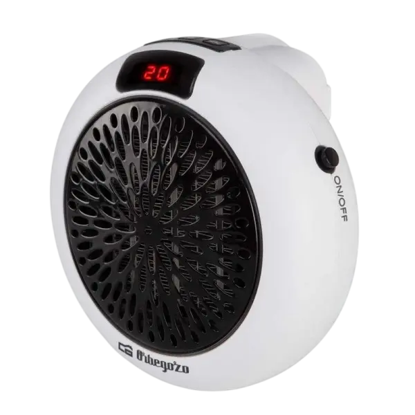 Aquecedor Cerâmico de Parede 600W (Branco) - ORBEGOZO