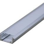 Calha Alumínio 69x29mm Encastrar c/ Difusor Opaco p/ Fita de LEDs,... com Acessórios (2 mts)