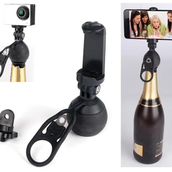 Suporte de Garrafa p/ Telemóveis Smartphones e Camaras Desportos Radicais - VELLEMAN