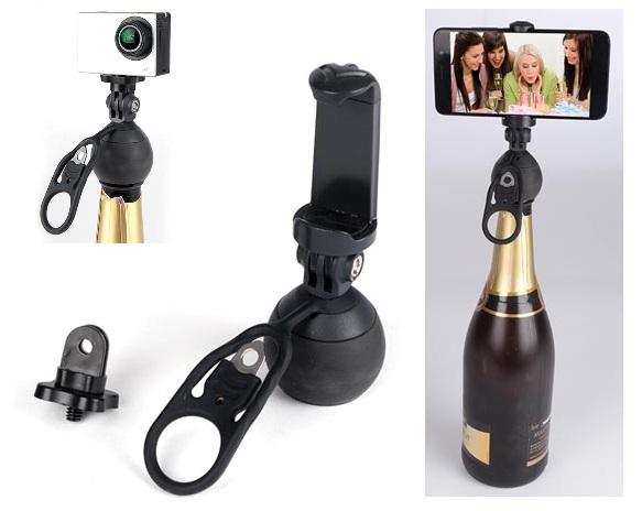 Suporte de Garrafa p/ Telemóveis Smartphones e Camaras Desportos Radicais - VELLEMAN
