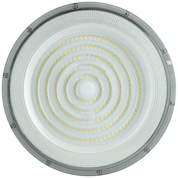 Campânula LED SLIM IP65 p/ Armazens 220V 100W 6000K 13000Lm