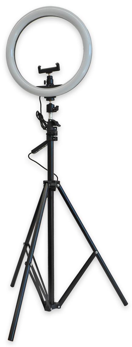 Pack Candeeiro LED 24W Dimável + Tripé Extensível (2 mts) p/ Estúdio Fotográfico