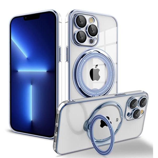 Capa Magsafe Suporte Iphone 14 Pro Azul