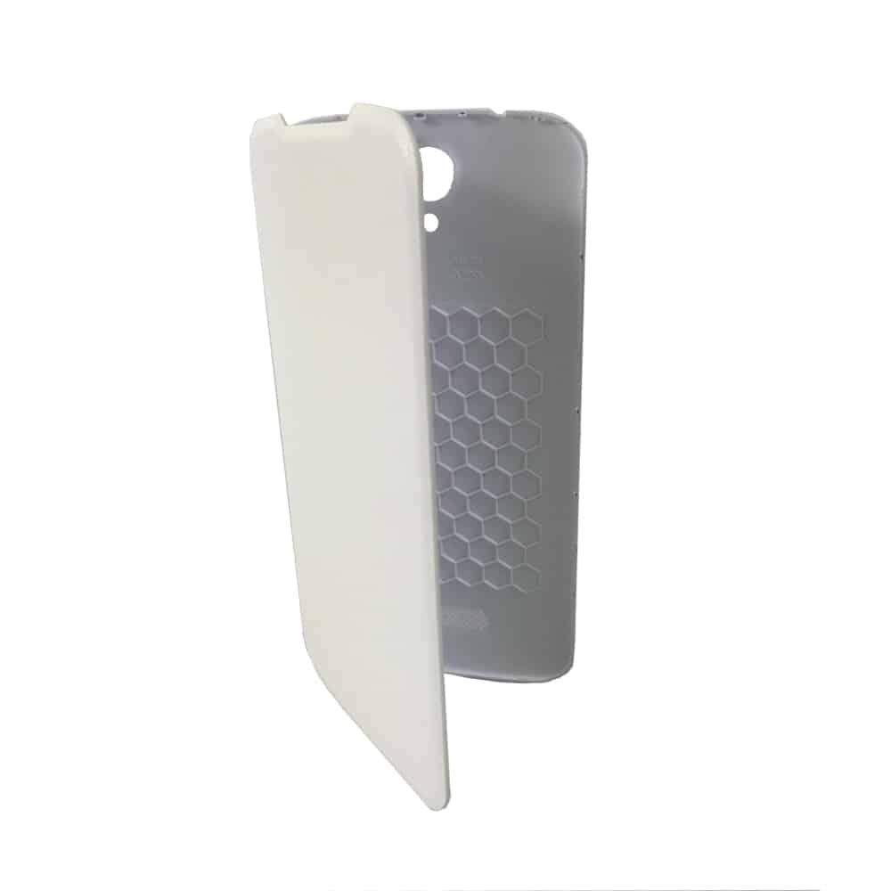 CAPA PARA DOOGEE X6 - FLIP LEATHER - BRANCA — RECONDICIONADA