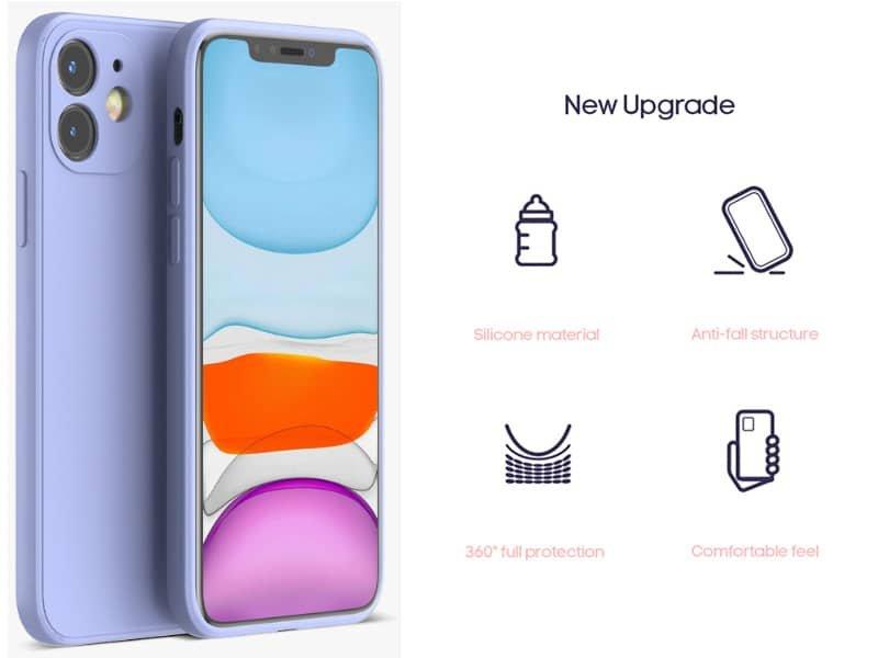 Capa Silicone Square Premium