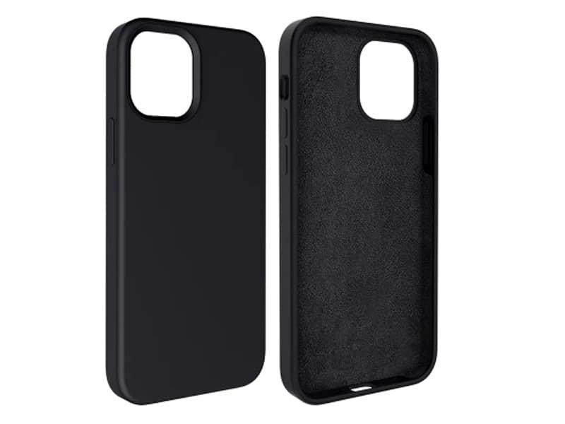 Capa Silicone Square Premium iPhone 15 Plus Negro