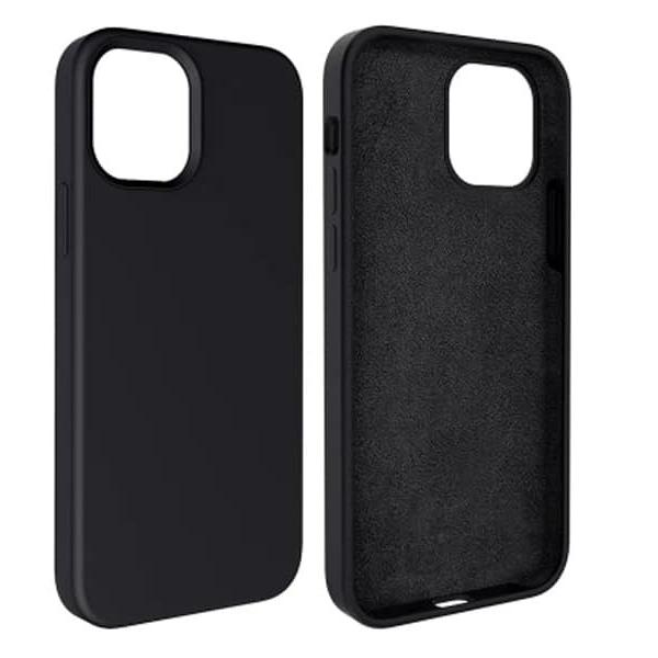 Capa Silicone Square Premium iPhone 15 Pro max Negro