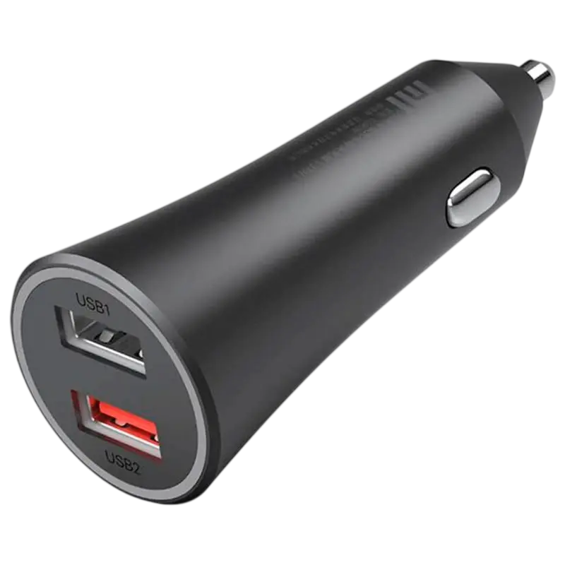 Carregador de Isqueiro Mi Car Charger 2x USB 37W (Preto) - XIAOMI