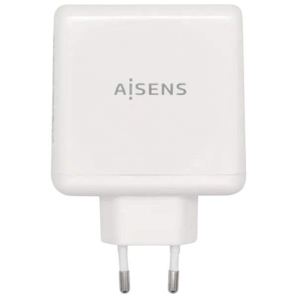 Carregador USB - C PD3.0 30W + USB - A QC3.0 18W (Branco) - AISENS