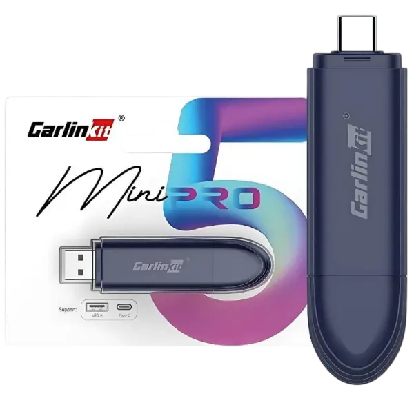 Adaptador Wireless MINI PRO Carplay/Android Auto (Preto) - CARLINKIT