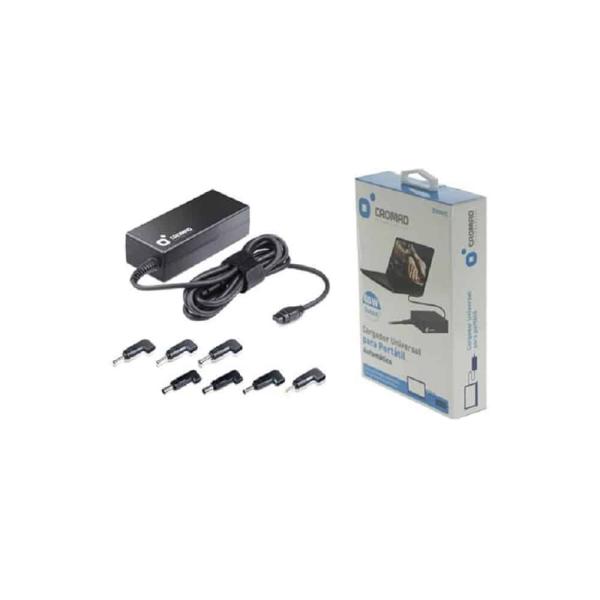 Carregador para Portátil Universal Cromad 65W 8 Conectores Diferentes — Recondicionado
