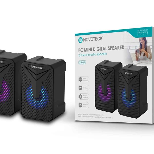 Colunas Multimédia Novoteck CB-001