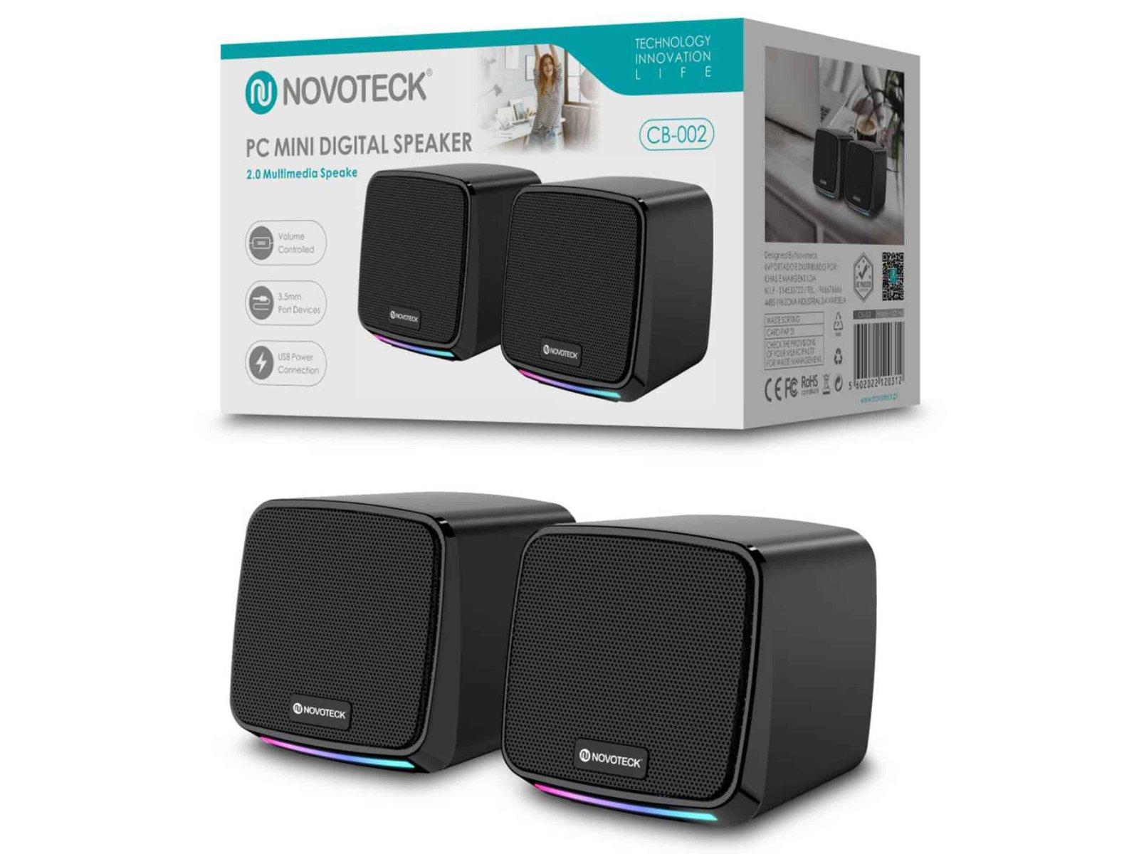 Colunas Multimédia Novoteck CB-002