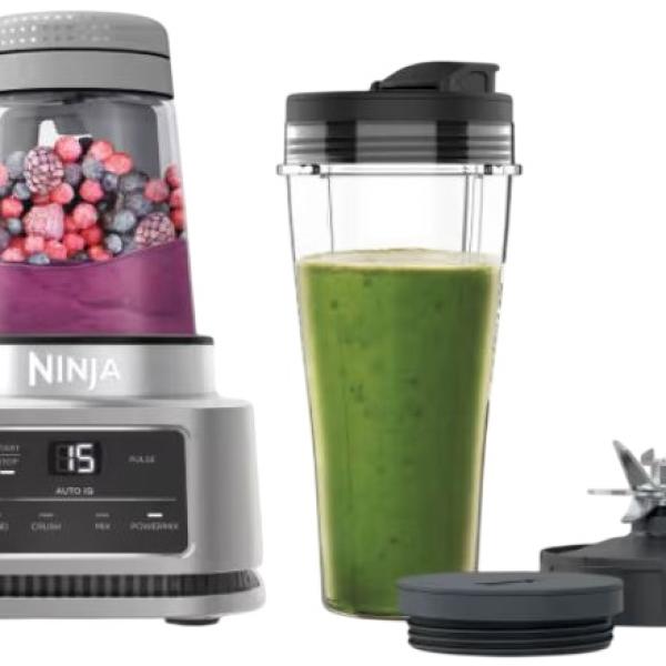 Liquidificadora Foodi Power Nutri 2 - EM - 1 CB100EU 0.7L 1100W (Prateado) - NINJA