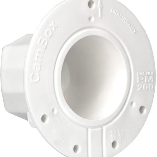 Suporte c/ Dupla Âncora p/ Teto (Branco) - CAMBOX