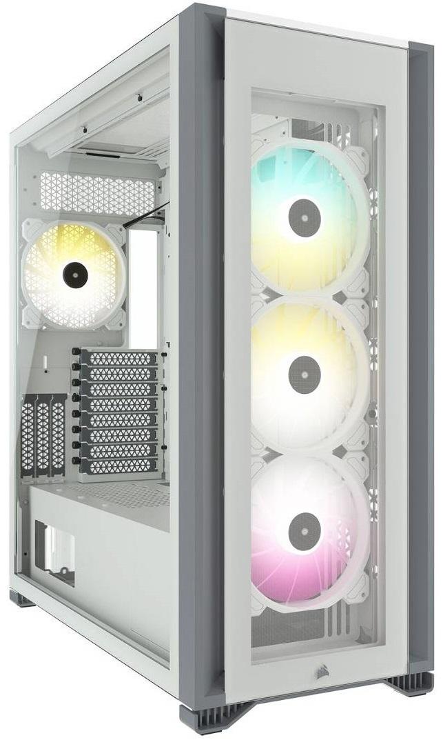 Caixa Extended - ATX 7000X RGB Tempered Glass (Branco) - CORSAIR