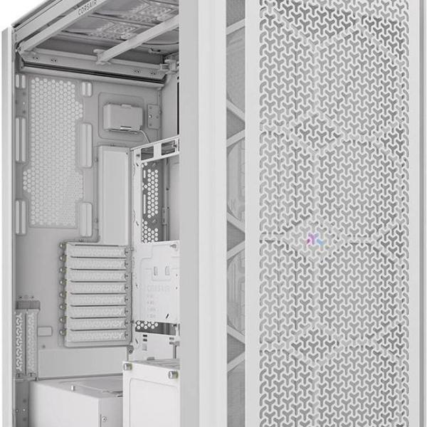 Caixa Extended - ATX 9000D RGB Airflow Tempered Glass (Branco) - CORSAIR