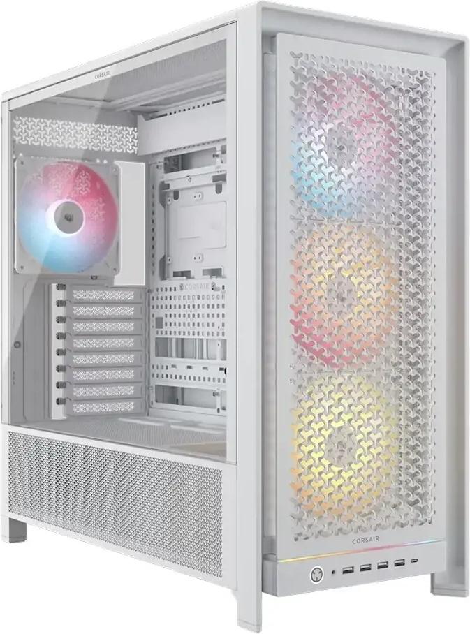 Caixa Extended - ATX Frame 5000D RS ARGB High - Airflow Tempered Glass (Branco) - CORSAIR