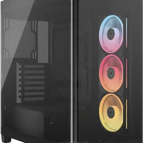 Caixa Extended - ATX Frame 4500X LX - R Link RGB Tempered Glass (Preto) - CORSAIR