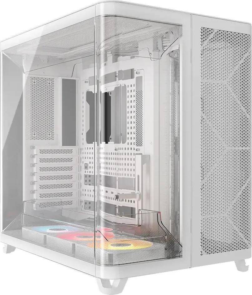 Caixa Extended - ATX AIR 5400 RS - R ARGB Tempered Glass (Branco) - CORSAIR