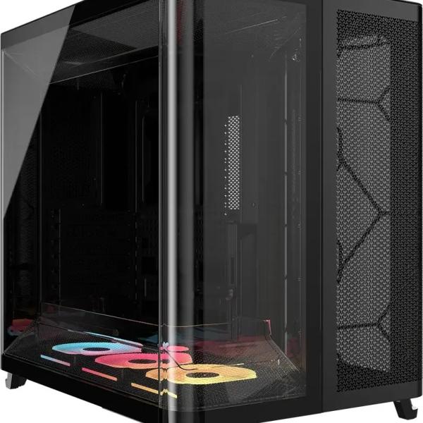 Caixa Extended - ATX AIR 5400 LX - R ARGB Tempered Glass (Preto) - CORSAIR