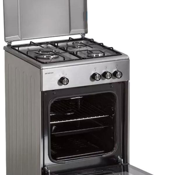 Fogão a Gás 3 Bocas + Forno 43L (Inox) - INFINITON