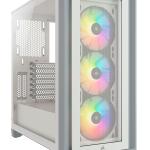 Caixa Extended - ATX iCUE 4000X RGB Tempered Glass (Branco) - CORSAIR