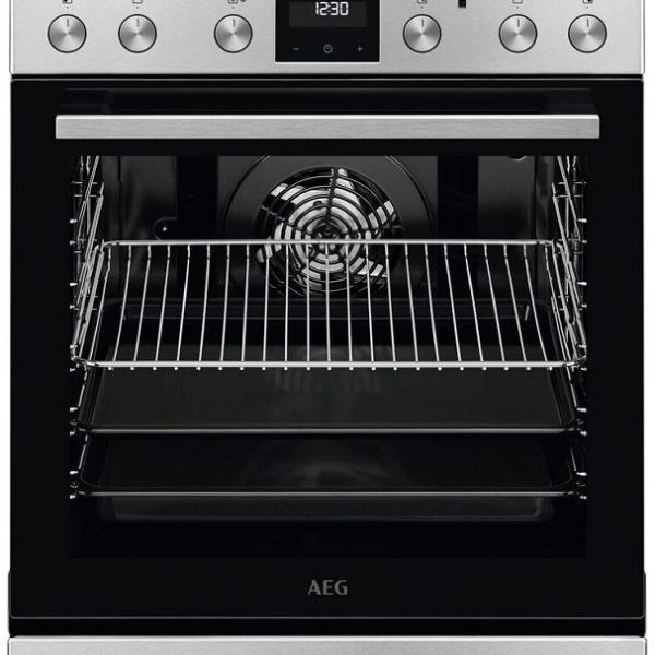 Fogão Elétrico c/ Placa Vitrocerâmica CCB6642CBM 4 Zonas 73L (Inox) - AEG