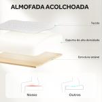 Cadeira de Escritório de Malha Reclinável com Apoio para a Cabeça Ajustável e Altura Regulável 71x70x109 - 119 cm Cinza