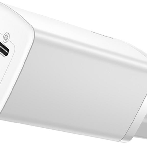 Carregador GaN2 Lite USB + USB - C 65W EU (Branco) - BASEUS