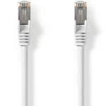 Cabo de Rede RJ45 CAT8.1 S/FTP Branco (50cm) - NEDIS
