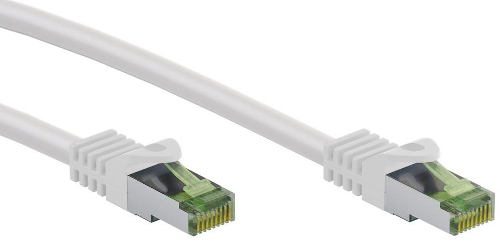Cabo de Rede RJ45 CAT8.1 S/FTP Branco (7,5 mts) - GOOBAY
