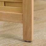 Biombo de 3 Paineis Separador de Ambientes Dobrável 120x1,8x170 cm Divisor de Ambientes com Padrão Tecido em Bambu Madeira