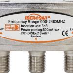 Comutador DiSEqC 2.0 2 Entradas - IBEROSAT
