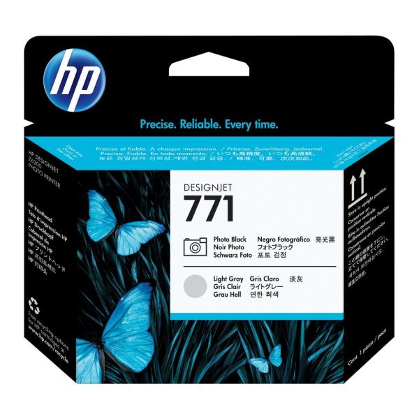 Cabeça de Impressão 771 DesignJet Z6200 / 6600 / 6800 (Cinzento Claro / Preto) - HP