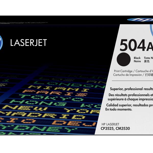 HP 504A Laser cartridge 5000páginas Preto