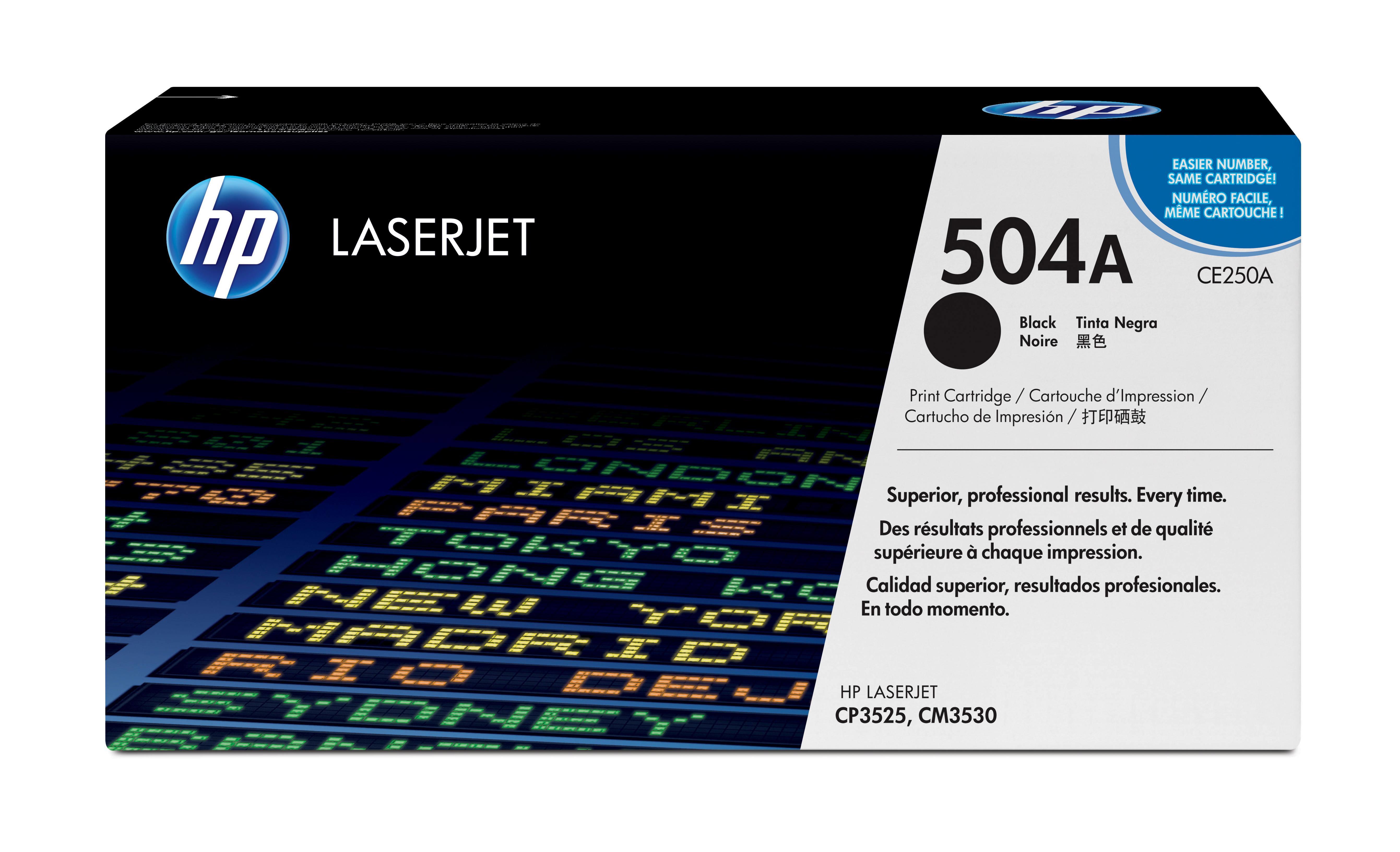HP 504A Laser cartridge 5000páginas Preto