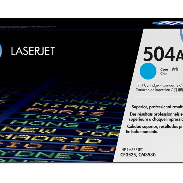 Toner 504A (Azul) - HP