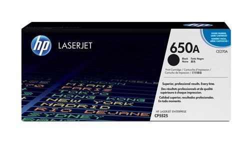 HP 650A Laser cartridge 13500páginas Preto
