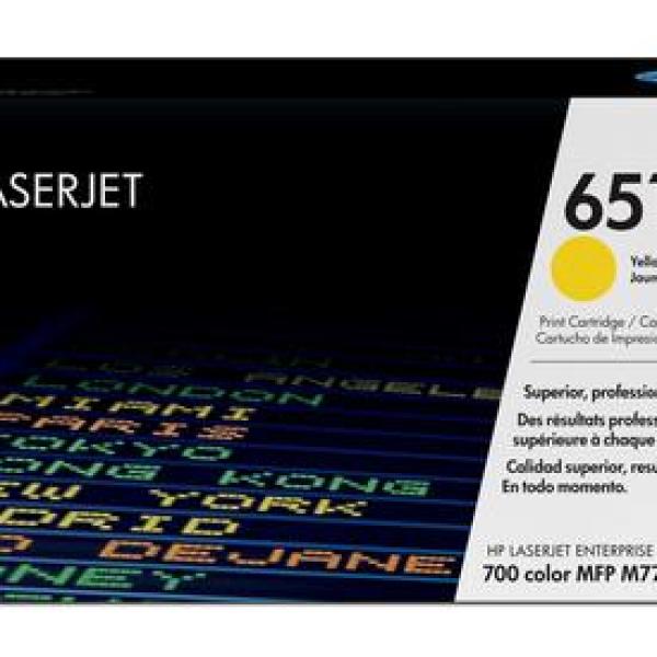 HP 651A Laser cartridge 16000páginas Amarelo