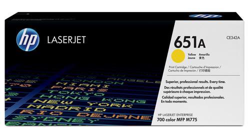 HP 651A Laser cartridge 16000páginas Amarelo