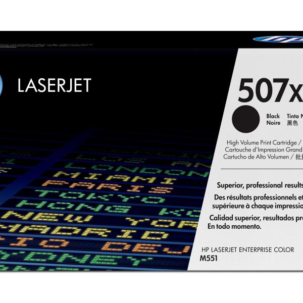 HP 507X Laser cartridge 11000páginas Preto