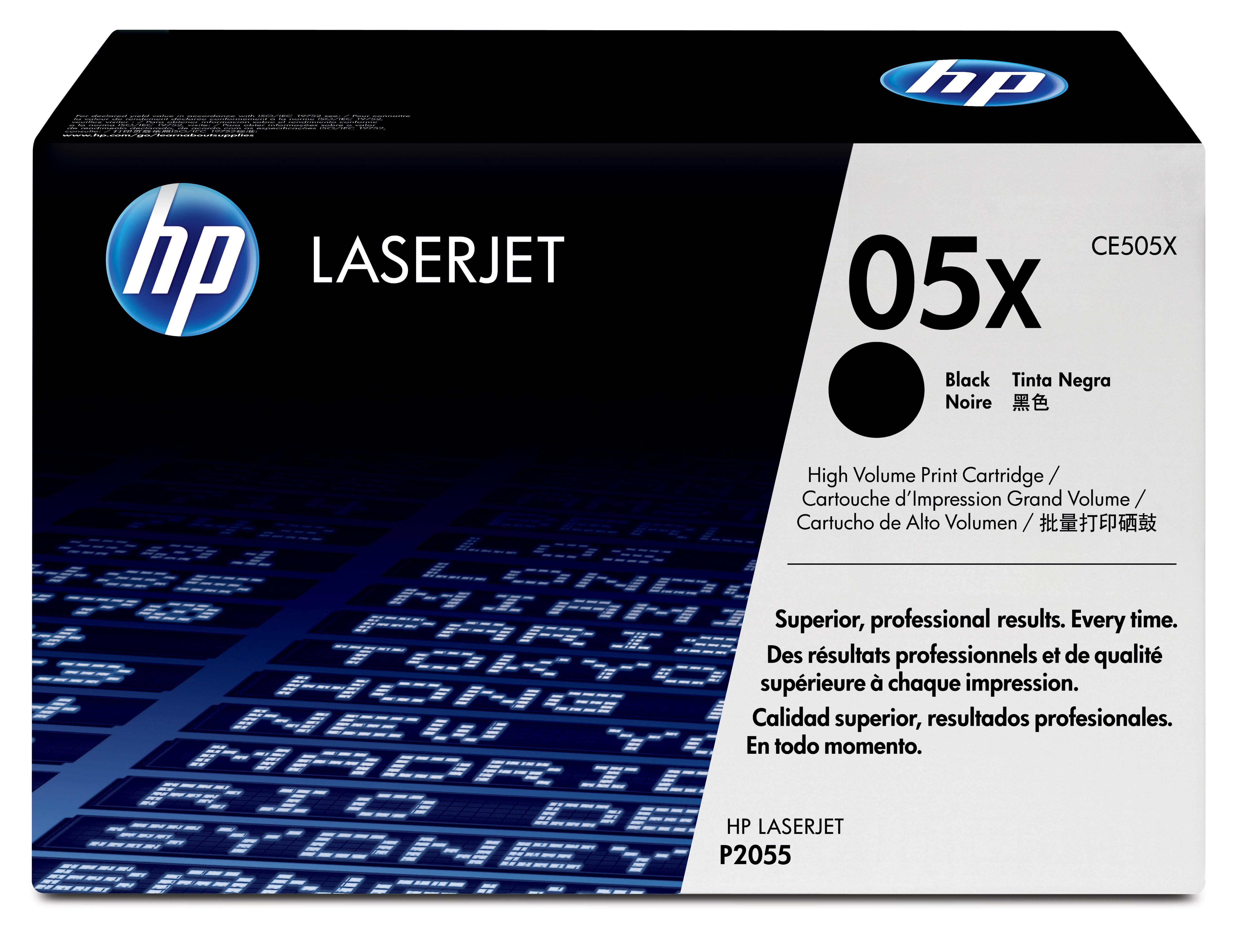 HP CE505X Laser cartridge 6500páginas Preto tóner e tinteiro a laser