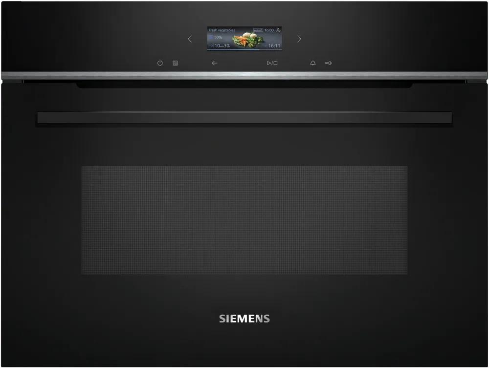 Microondas de Encastre iQ700 36L 3100W CE732GXB1 (Preto) - SIEMENS