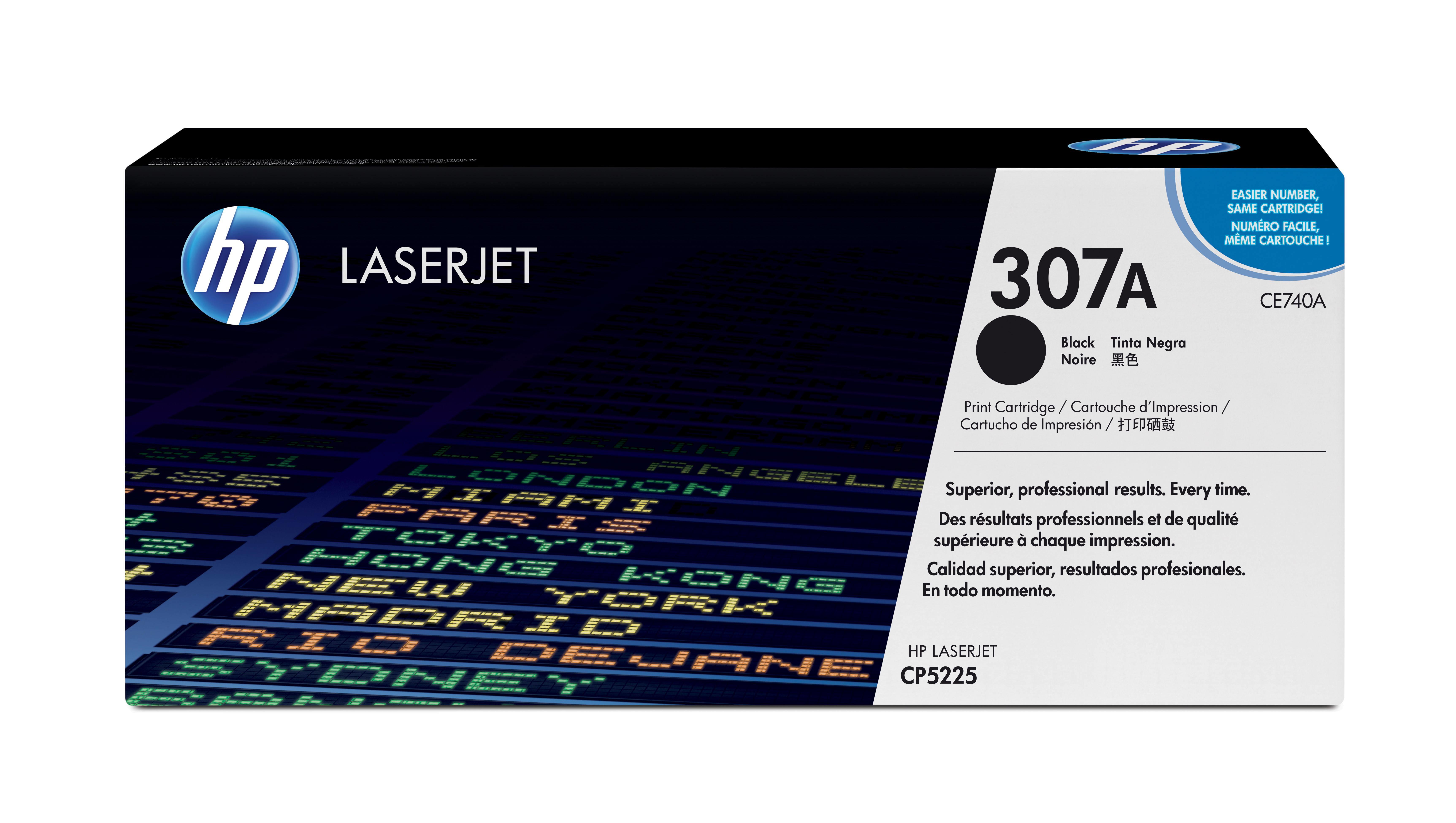 HP Color LaserJet CE740A Laser cartridge 7000páginas Preto
