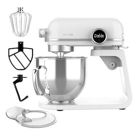 Batedeira Elétrica Twist and Fusion 4500 Luxury 800W (Branco) - CECOTEC